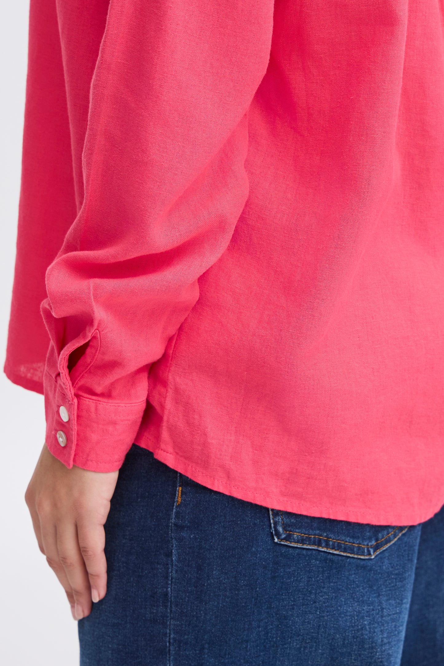 Ichi Linno Shirt | Geranium