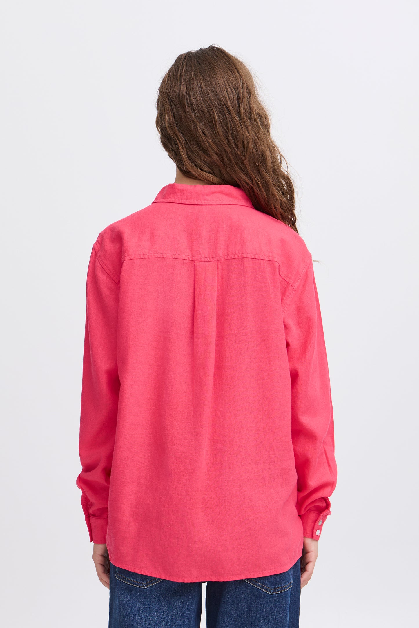 Ichi Linno Shirt | Geranium