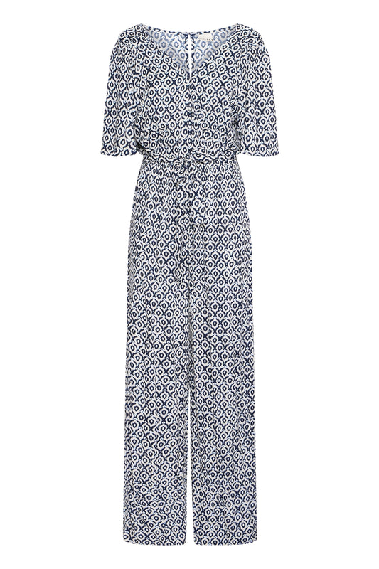 Ichi IhMarrakech Jumpsuit | Total Eclipse Ikat