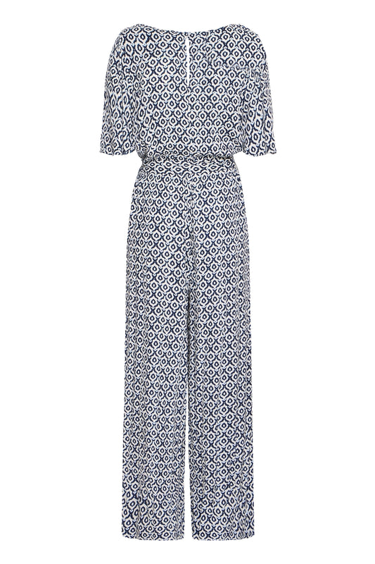 Ichi Marrakech Jumpsuit | Total Eclipse Ikat