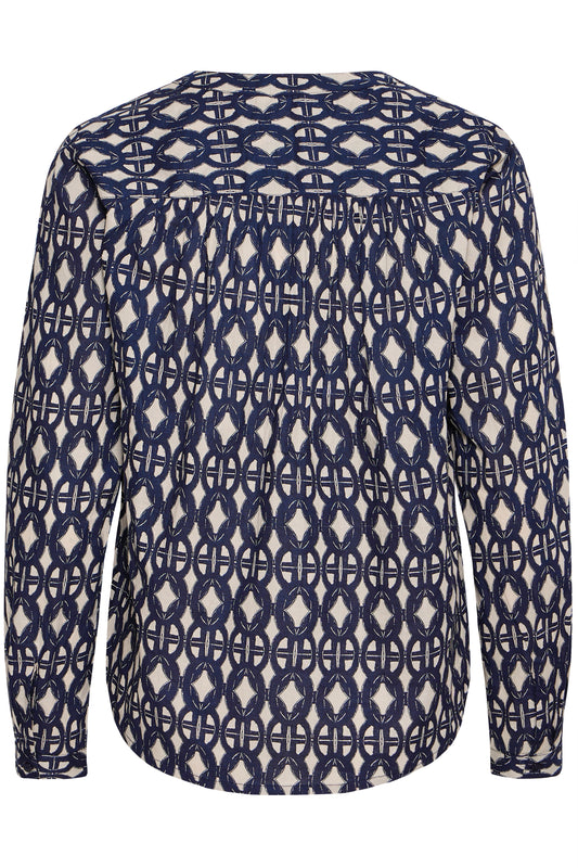 Ichi Valborg Shirt | Graphic Stroke Aop