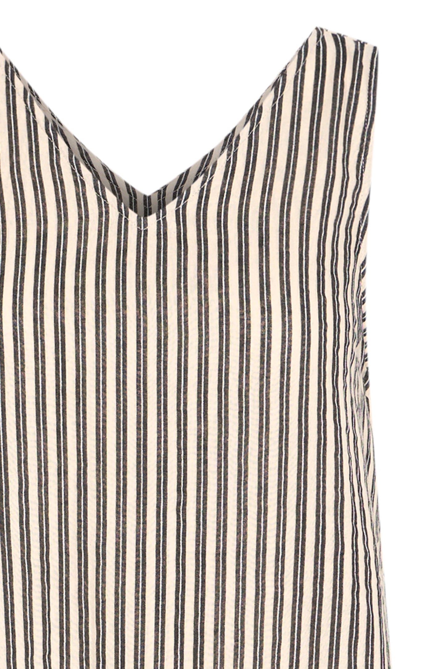 Ichi Iafoxa Striped Maxi Dress | Black Stripe