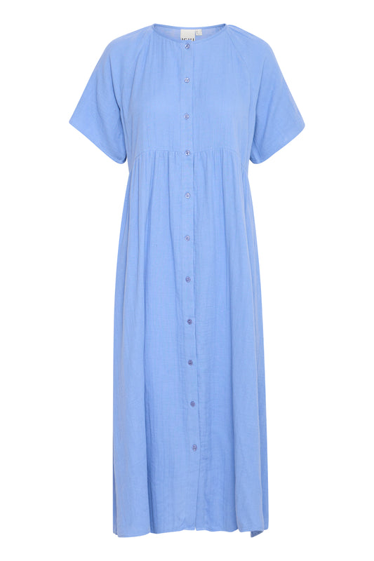 Ichi Iafoxa Midi Dress | Della Robbia Blue