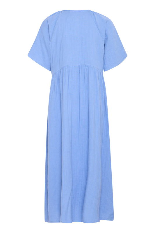 Ichi Iafoxa Midi Dress | Della Robbia Blue