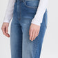Ichi Ihtwiggy Capri Jeans | Washed Medium Blue