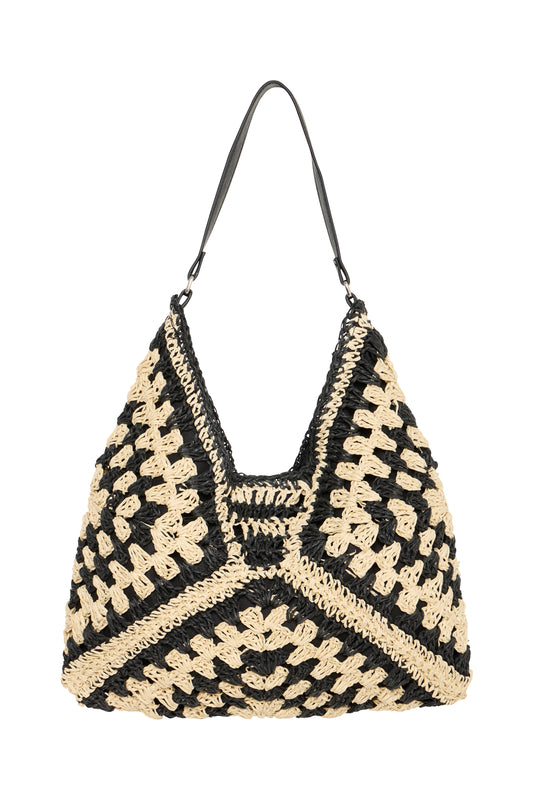 Ichi Ialysara Shoulder Bag | Black