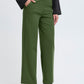 Ichi Kate Wide Pants | Rifle Green