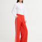 Ichi Folavi Trousers | Fiery Red