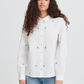 Ichi Sanaz Shirt | Alaskan Blue Flower Emb