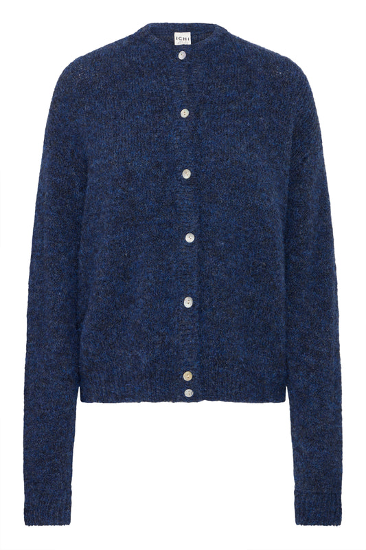 Ichi IHBelablue Cardigan | Patriot Blue
