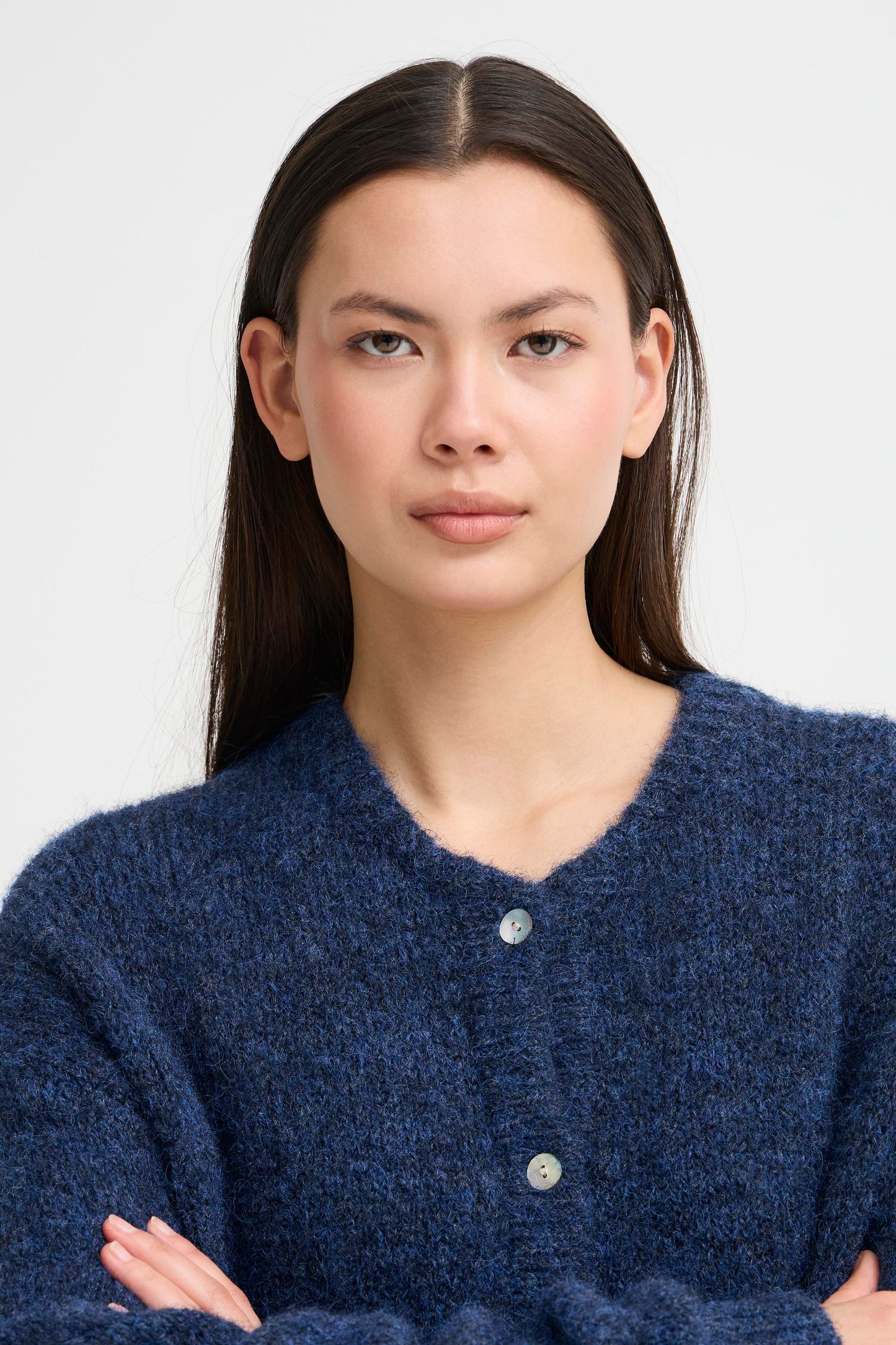 Ichi Belablue Cardigan | Patriot Blue
