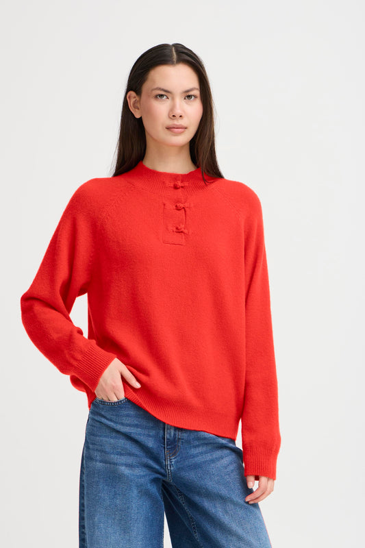 Ichi Dasila Jumper | Fiery Red