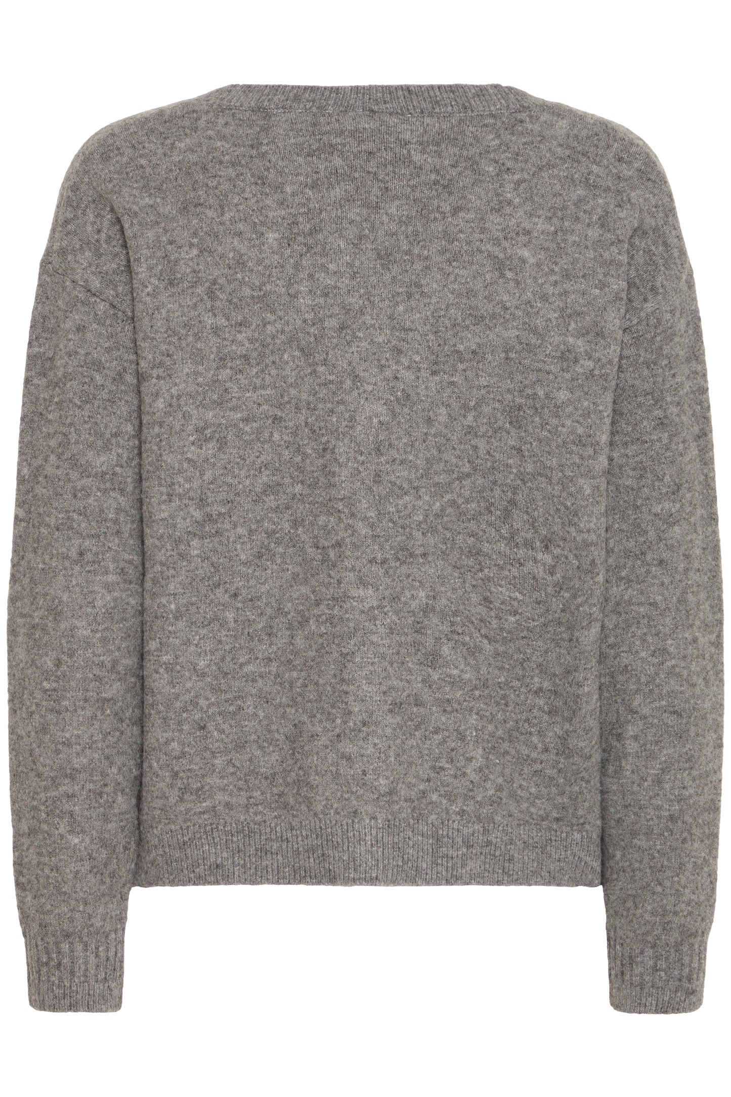 Ichi Dasila Cardigan | Dark Grey Melange