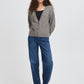 Ichi Dasila Cardigan | Dark Grey Melange