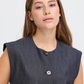 Ichi Jumi Waistcoat | Dark Blue