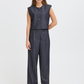 Ichi Jumi Waistcoat | Dark Blue