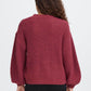 Ichi Catrina Pullover | Maroon