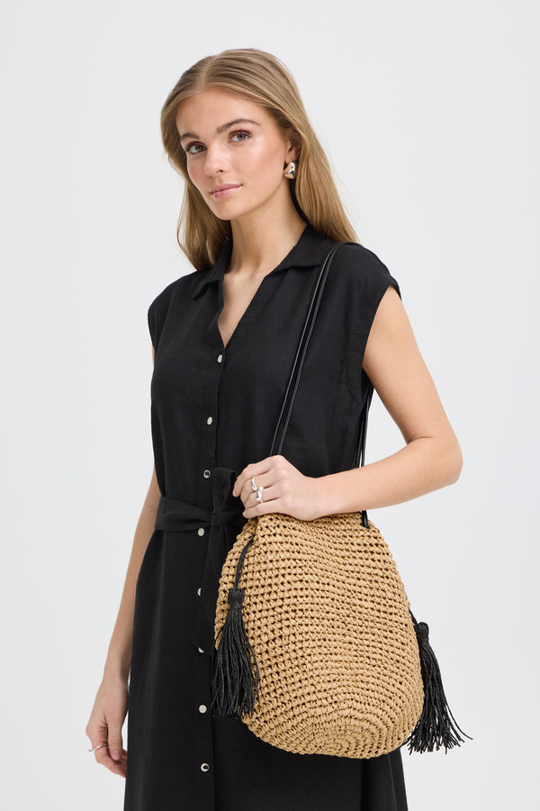 ICHI Maiken Bag | Golden Brown