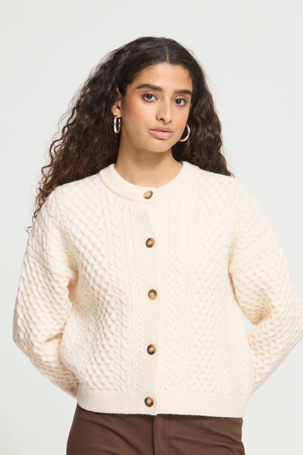 ICHI Damina Cardigan | Birch