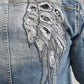 Angel Wings Denim Jacket