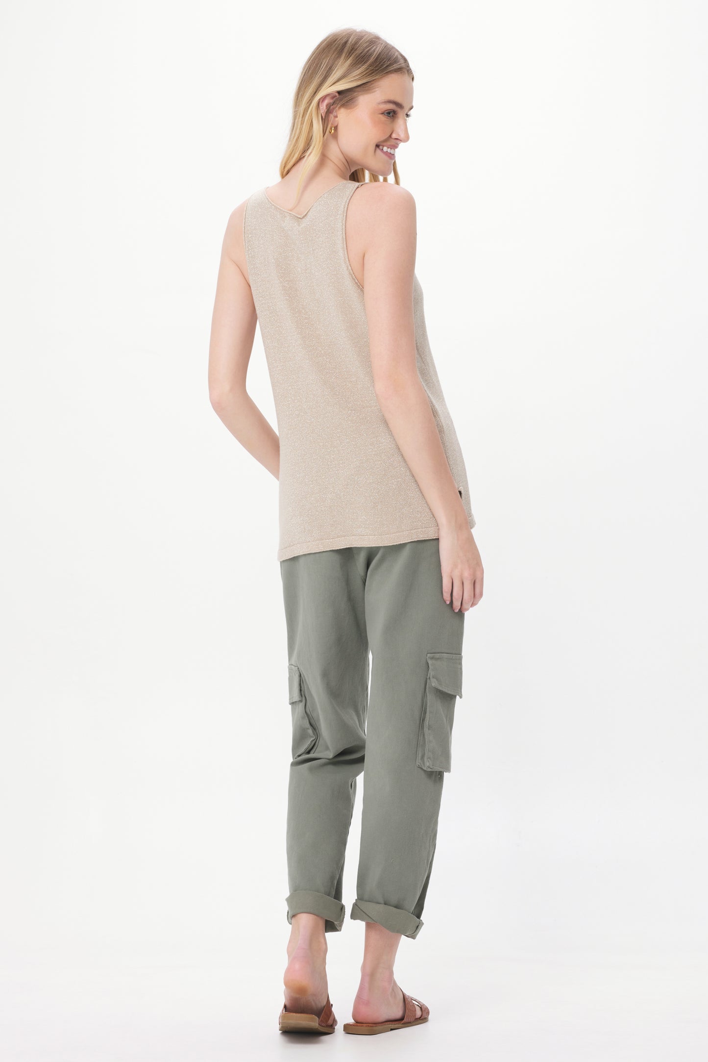 Benji Loose Fit Cargo Pants | Olive