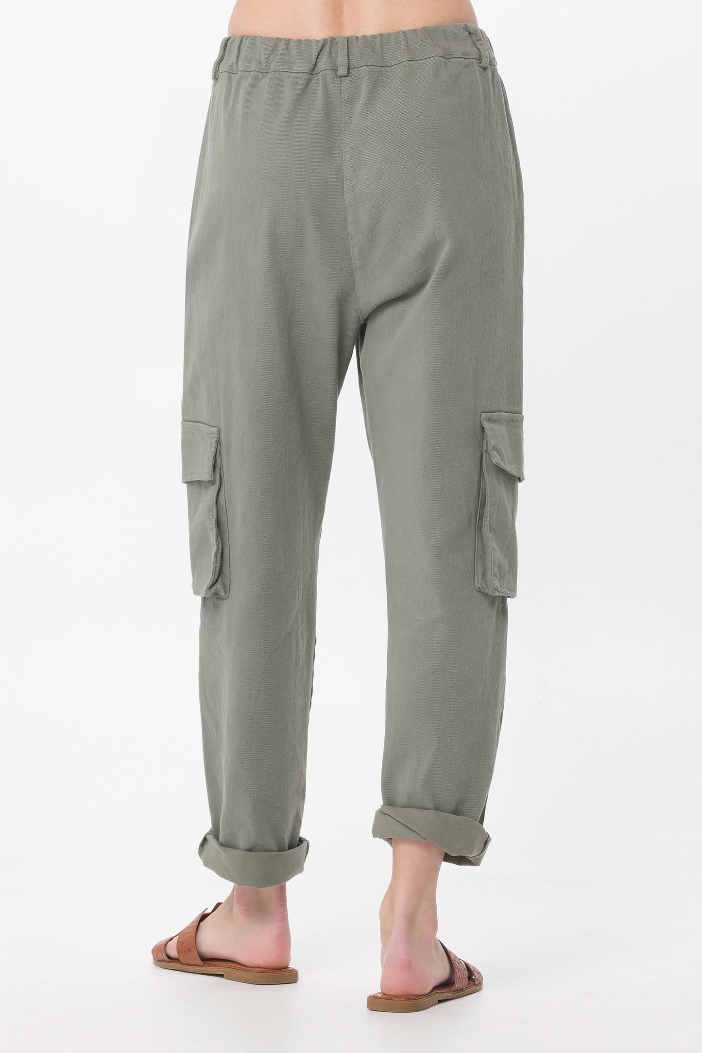 Benji Loose Fit Cargo Pants | Olive