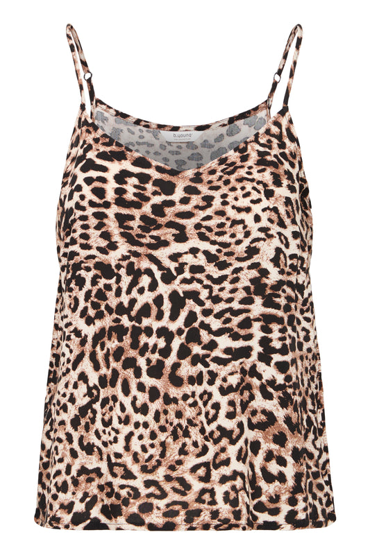 B Young Bymmjoella Top | Birch Leopard