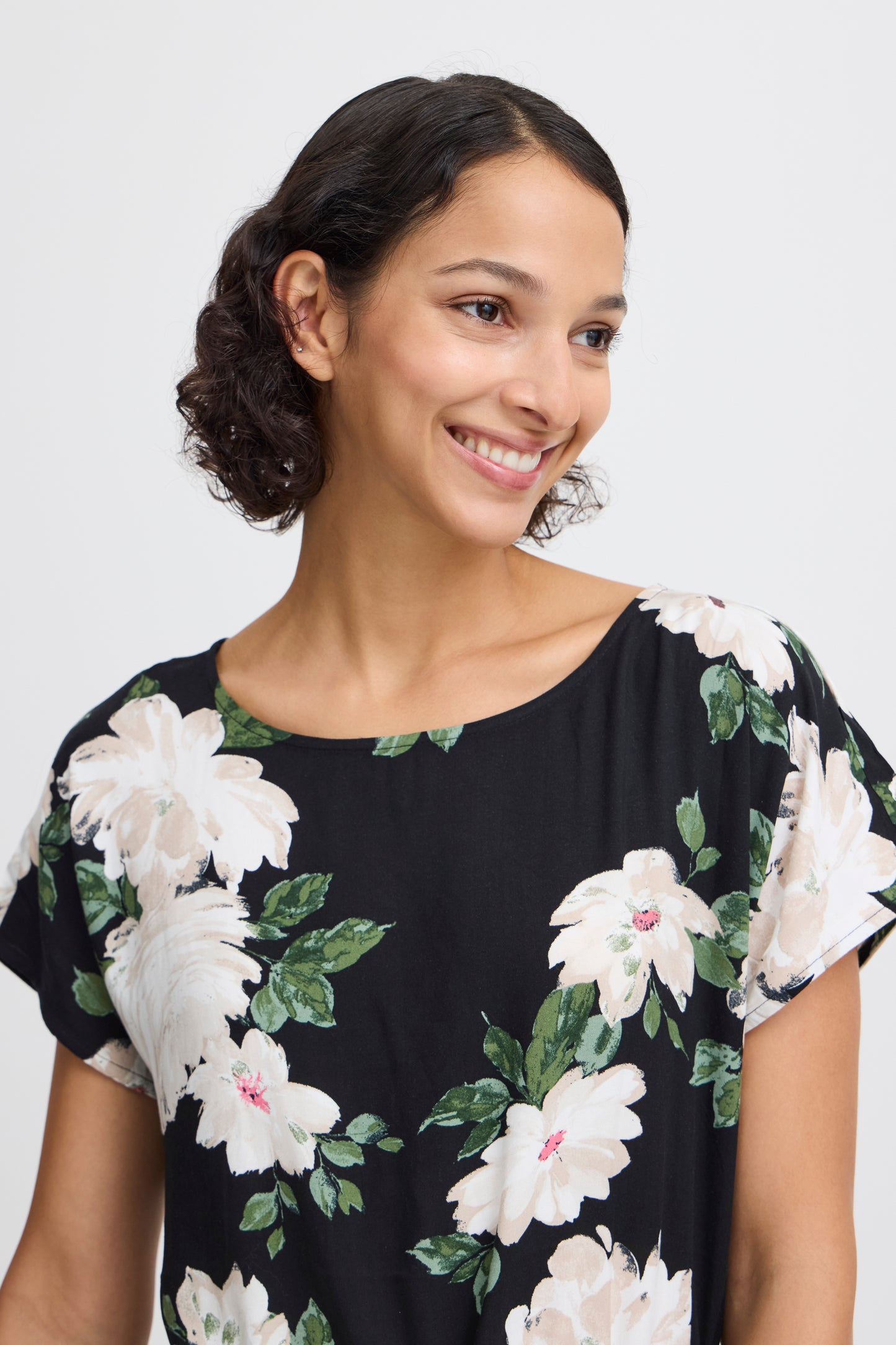 B Young Bymmjoella Dress | Black Roses