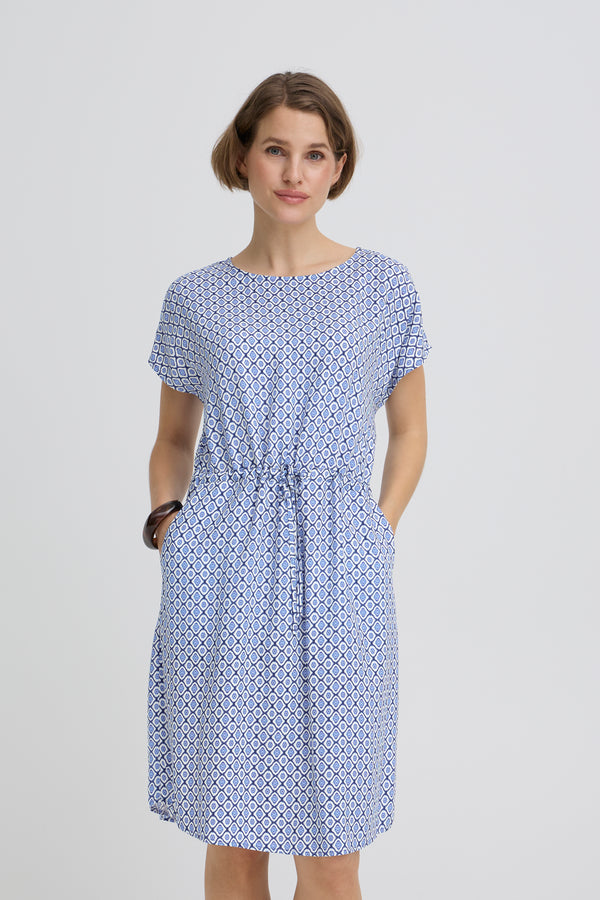 B Young Mmjoella Dress | Medieval Blue Medallion