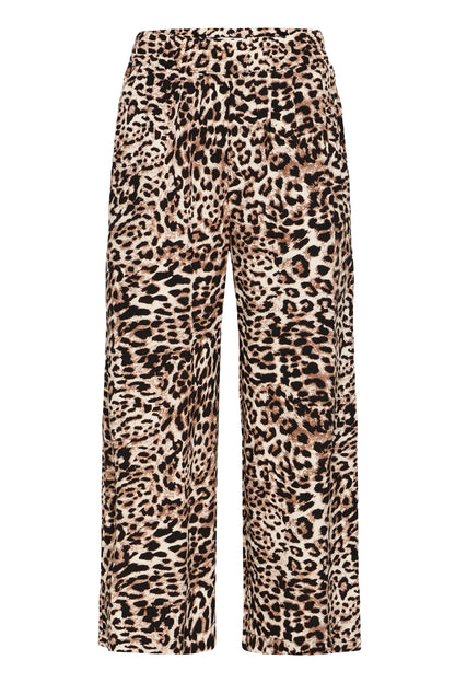 B Young Bymmjoella Crop Pants | Birch Leopard