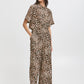 B Young Bymmjoella Crop Pants | Birch Leopard