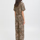 B Young Bymmjoella Crop Pants | Birch Leopard