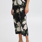 B Young Bymmjoella Crop Pants | Black Roses