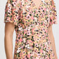 B Young Bymmjoella Short V-Neck Dress | Coral Blush Flower