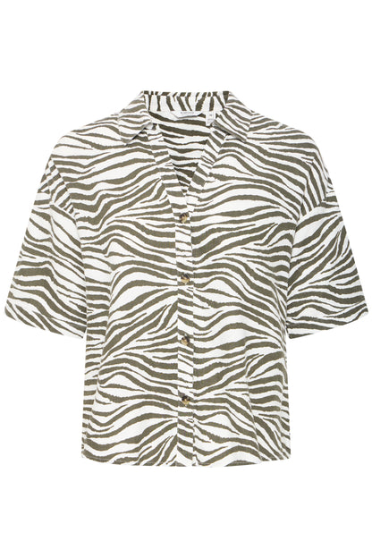 B Young Byfalakka Short Sleeve Shirt | Animal Kalamata Mix