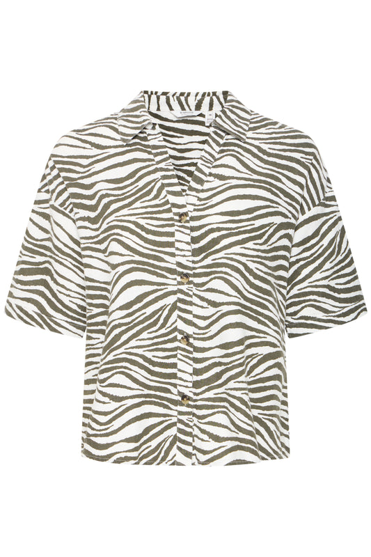 B Young Byfalakka Short Sleeve Shirt | Animal Kalamata Mix
