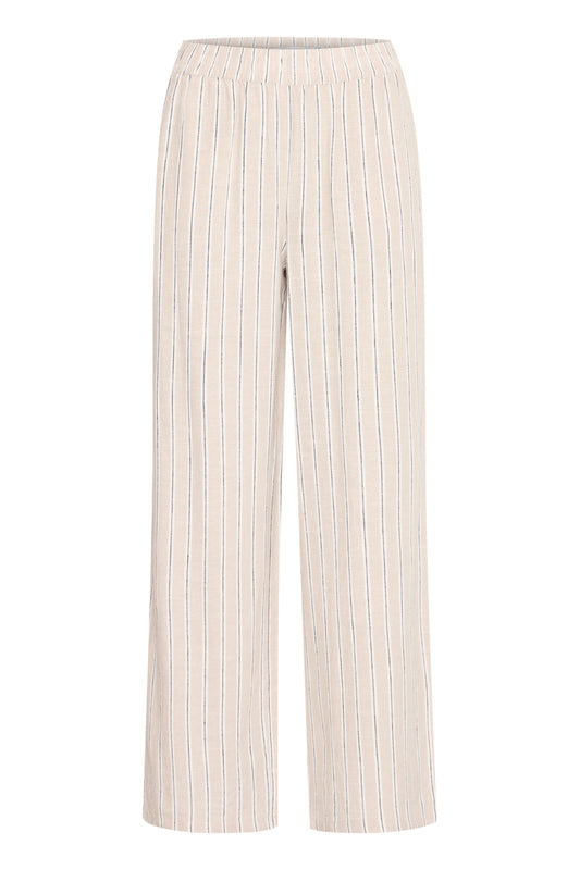 B Young Byfalakka Long Pants | Humus Stripe Mix