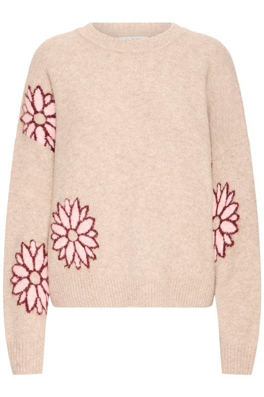 B Young Byomea Jumper | Cement Mix
