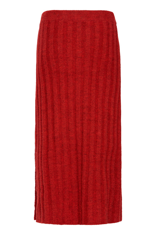 B Young Marianne Slim Skirt | Barbados Cherry