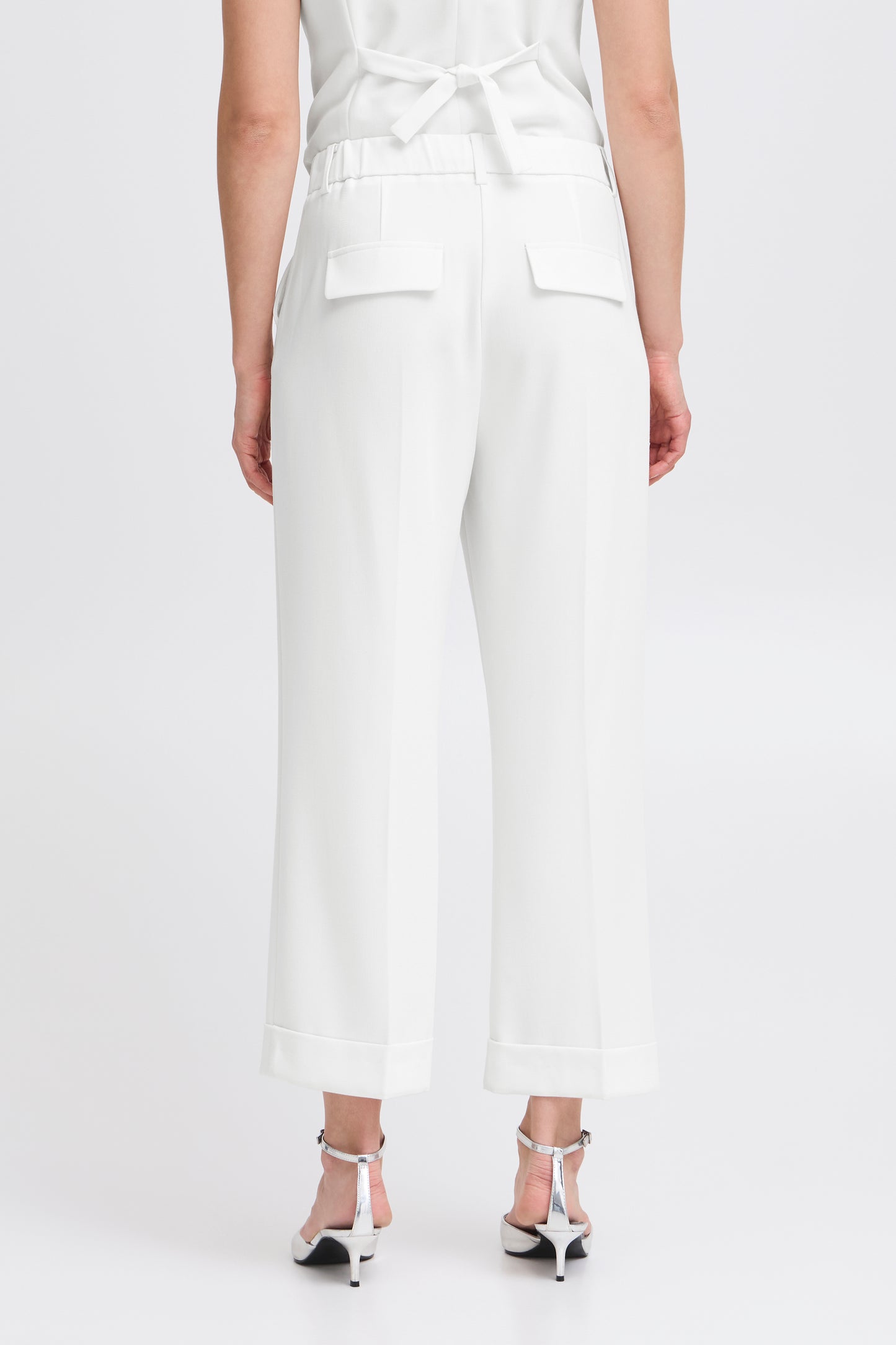 B Young Bydeceri Cuff Pants | Marshmallow