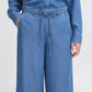 B Young Bykosmo Crop Pants | Mid Blue Wash