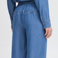 B Young Bykosmo Crop Pants | Mid Blue Wash
