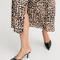 B Young Bymmjoella Midi Skirt | Birch Leopard