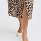 B Young Bymmjoella Midi Skirt | Birch Leopard