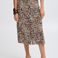 B Young Bymmjoella Midi Skirt | Birch Leopard