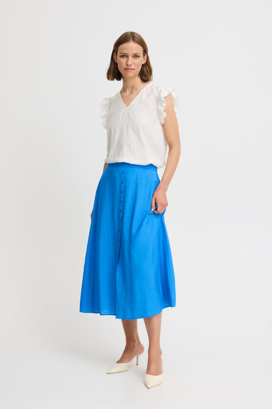 B Young Bymmhailey Midi Skirt | Palace Blue