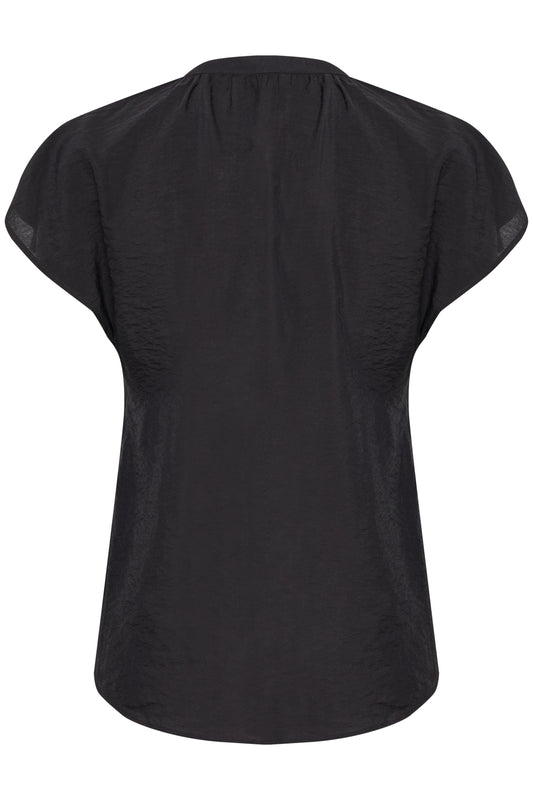 B Young Bymmhailey V-Neck Top | Black