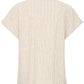 B Young V-Neck Blouse | Humus Stripe Mix