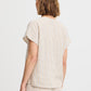 B Young V-Neck Blouse | Humus Stripe Mix