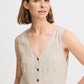B Young Byfalakka Button Dress | Humus Stripe Mix